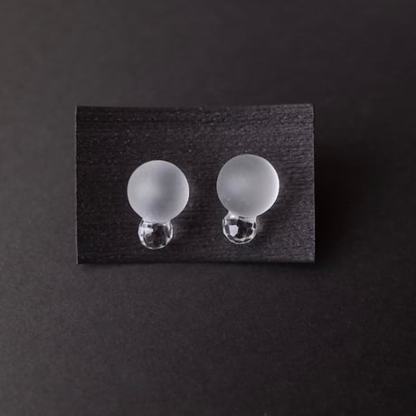 静観朋恵／SHIZUMI Tomoe「硝子ピアス」