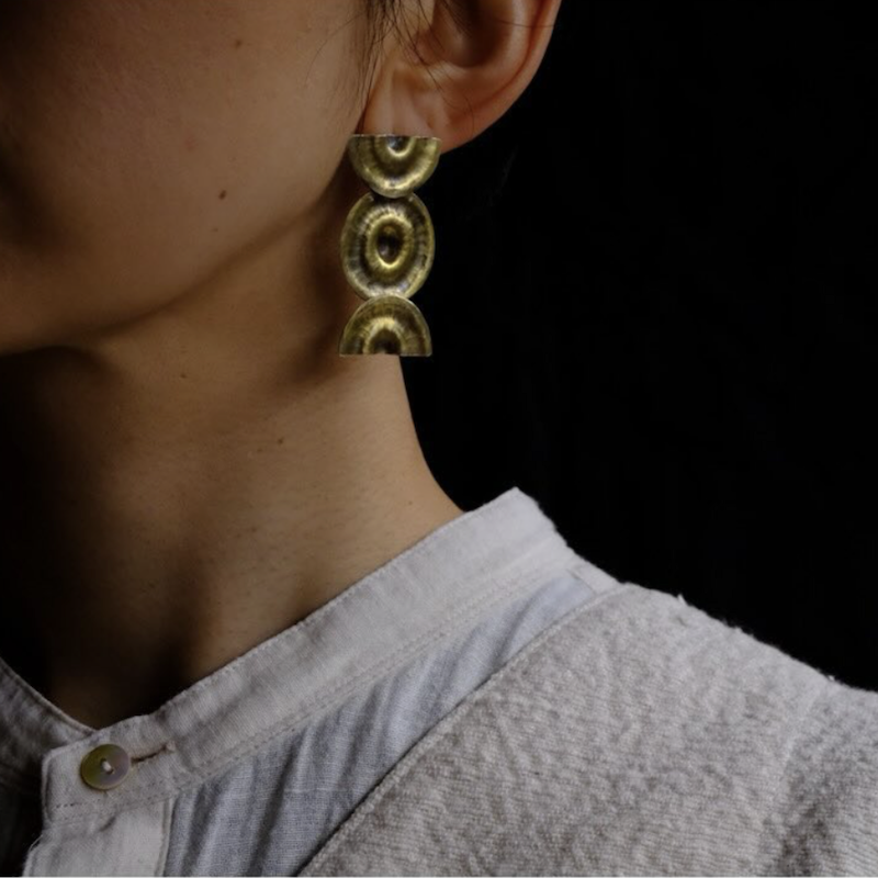 ITO Yuka／伊藤由佳「真鍮アクセサリー」 | オトメの金沢 陳列室