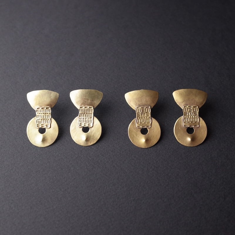 ITO Yuka／伊藤由佳「真鍮アクセサリー」 | オトメの金沢 陳列室