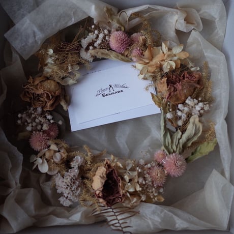 Flowerworks  SEKIKAWA「ドライフラワーリース」
