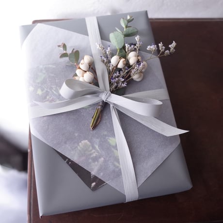 NOTE Flower／ノートフラワー「ドライフラワーのミニブーケ付き包装」