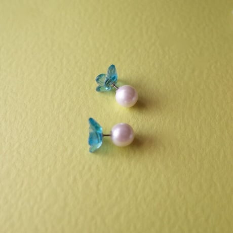 静観朋恵／SHIZUMI Tomoe「はなピアス／はなパールピアス」