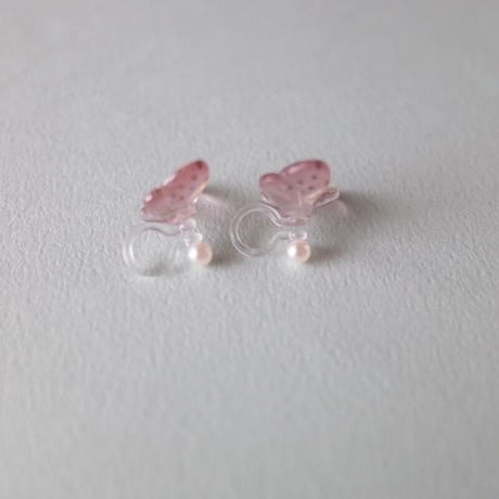 静観朋恵／SHIZUMI Tomoe「ちょうちょピアス／イヤリング」