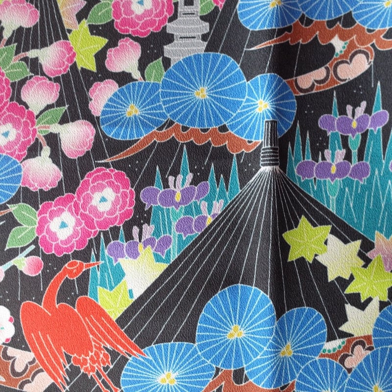 吉本大輔／YOSHIMOTO Daisuke「金沢柄風呂敷 お正月／兼六園