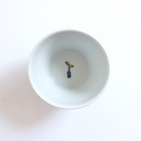 工房あめつち／Kobo Ametsuchi「色絵 花唐子そばちょこ」