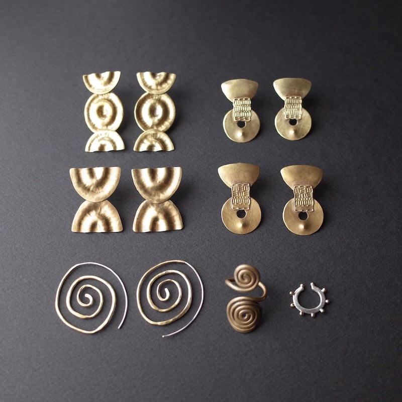 ITO Yuka／伊藤由佳「真鍮アクセサリー」 | オトメの金沢 陳列室