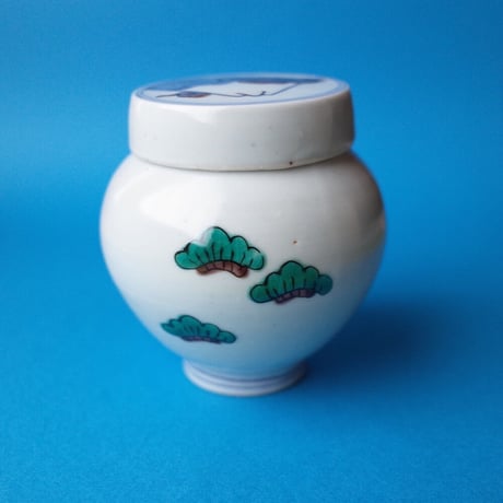 工房あめつち／Kobo Ametsuchi「色絵 小塩壷 力士（お一人様1点まで）」
