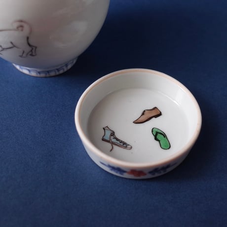 工房あめつち／Kobo Ametsuchi「色絵 小塩壷 宝物シリーズ 犬」