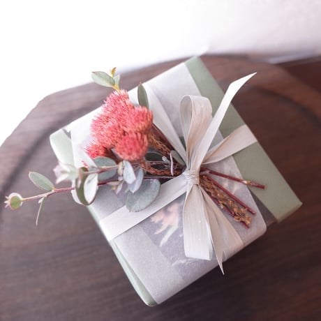NOTE Flower／ノートフラワー「ドライフラワーのミニブーケ付き包装」