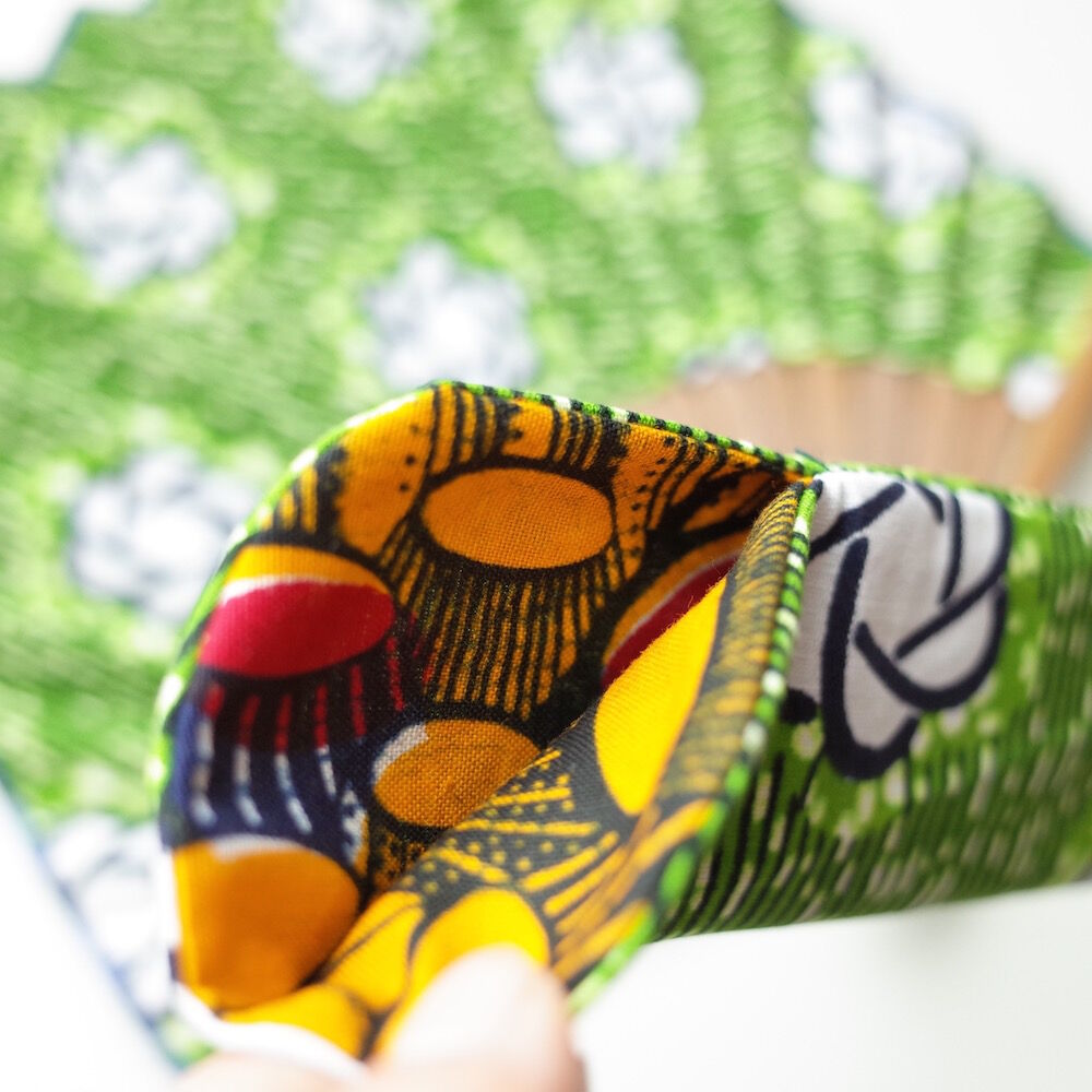 Sun miの扇子 黄緑 | オトメの金沢 陳列室 