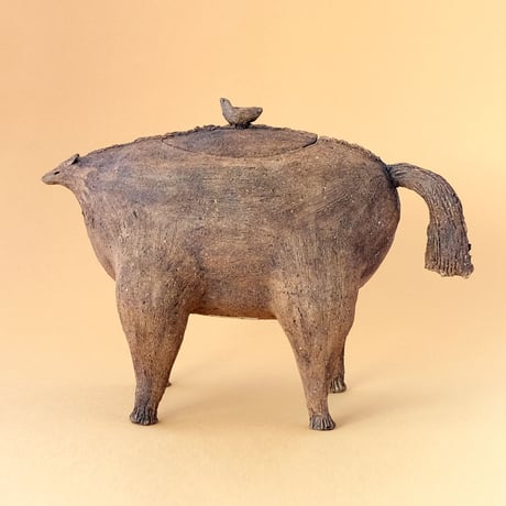 中嶋寿子　置物　小物入れ　作家　陶磁器　オブジェ 中嶋寿子 置物 小物入れ 作家 陶磁器 オブジェ