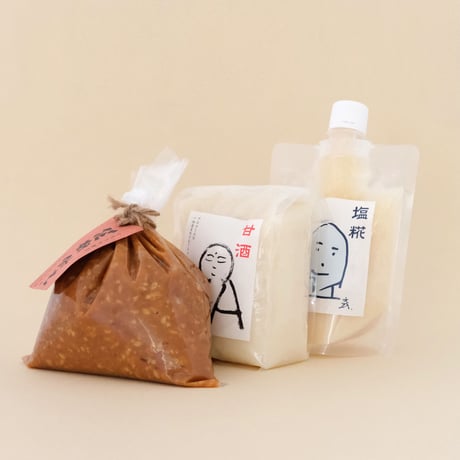 髙木糀商店／TAKAGI Kouji Shoten「みそ・甘酒・塩糀セット」
