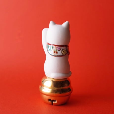 上出長右衛門窯／KUTANI CHOEMON「二寸ちょうえもん招猫 鈴乗 果物」