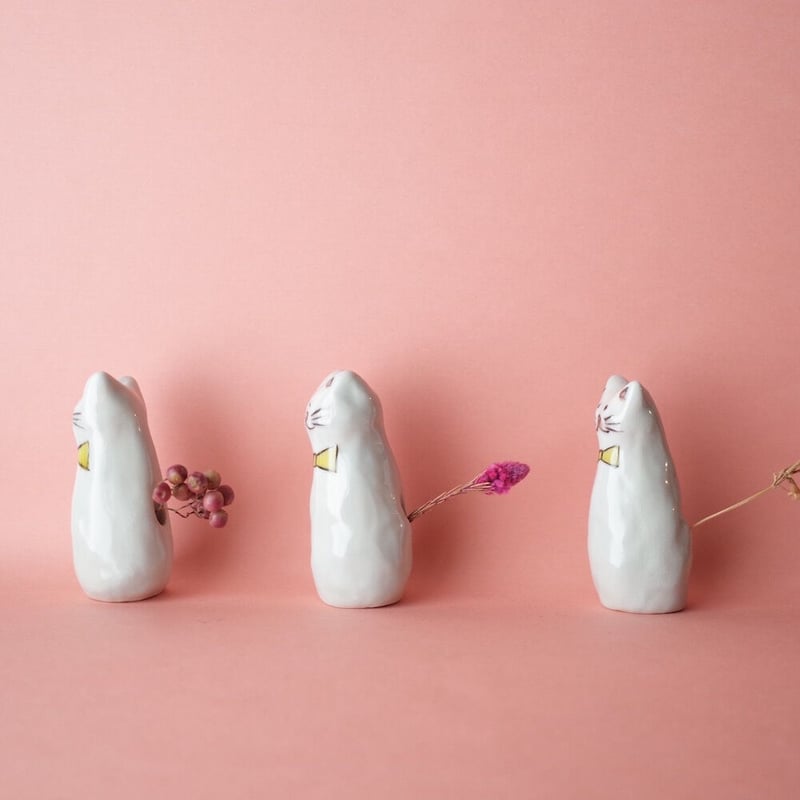 今江未央／IMAE Mio「九谷焼猫ひげスタンド」 | オトメの金沢 陳列室