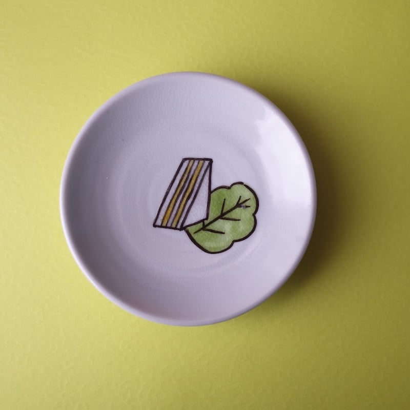 今江未央／IMAE Mio「九谷焼豆皿 パンとおやつ」 | オトメの金沢 陳列室