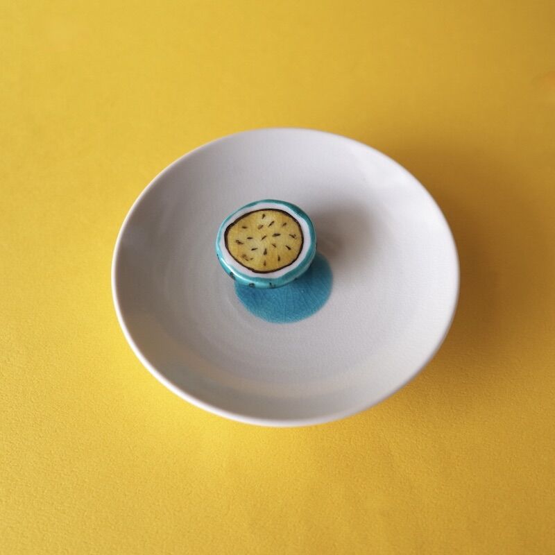 今江未央／IMAE Mio「九谷焼立体豆皿 果物と野菜」 | オトメの金沢 陳列室