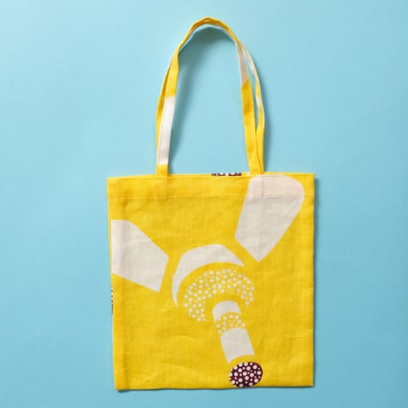 山﨑菜穂子／YAMAZAKI Nahoko「型染 BOOK BAG（ホームセンターシリーズ）」