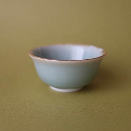 山﨑美和／YAMASAKI Miwa「青の茶杯（煎茶湯のみ）」