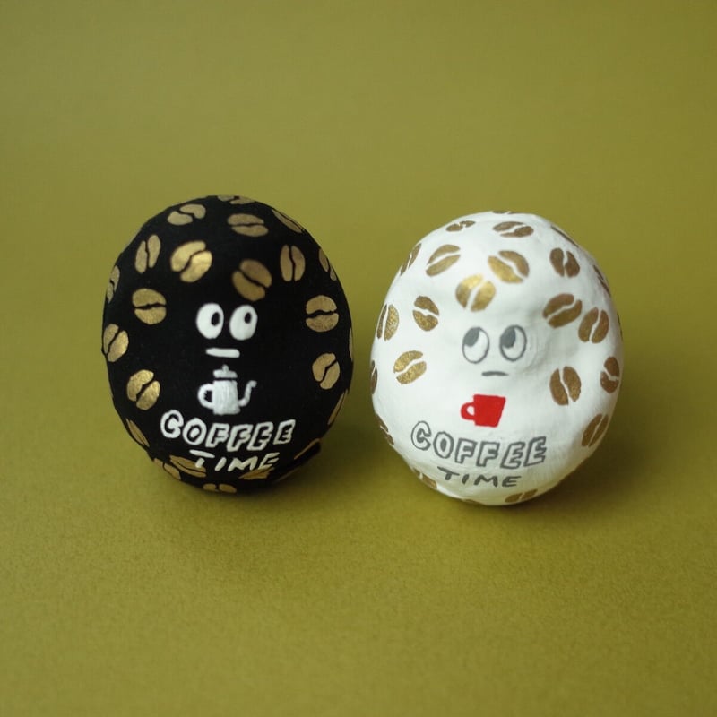 ❗️超レア　❤️天然形 ミニ　夜郎・古銅石 極みの逸品　貴州産　A Norikazu Hatta「ミニだるま コーヒー」 | オトメの金沢 陳列室