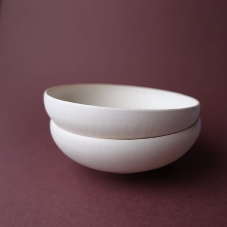 結城 彩／YUKI Aya「マル鉢 white」