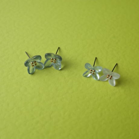 静観朋恵／SHIZUMI Tomoe「はなピアス／はなパールピアス」