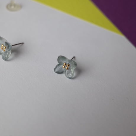 静観朋恵／SHIZUMI Tomoe「はなピアス／はなパールピアス」