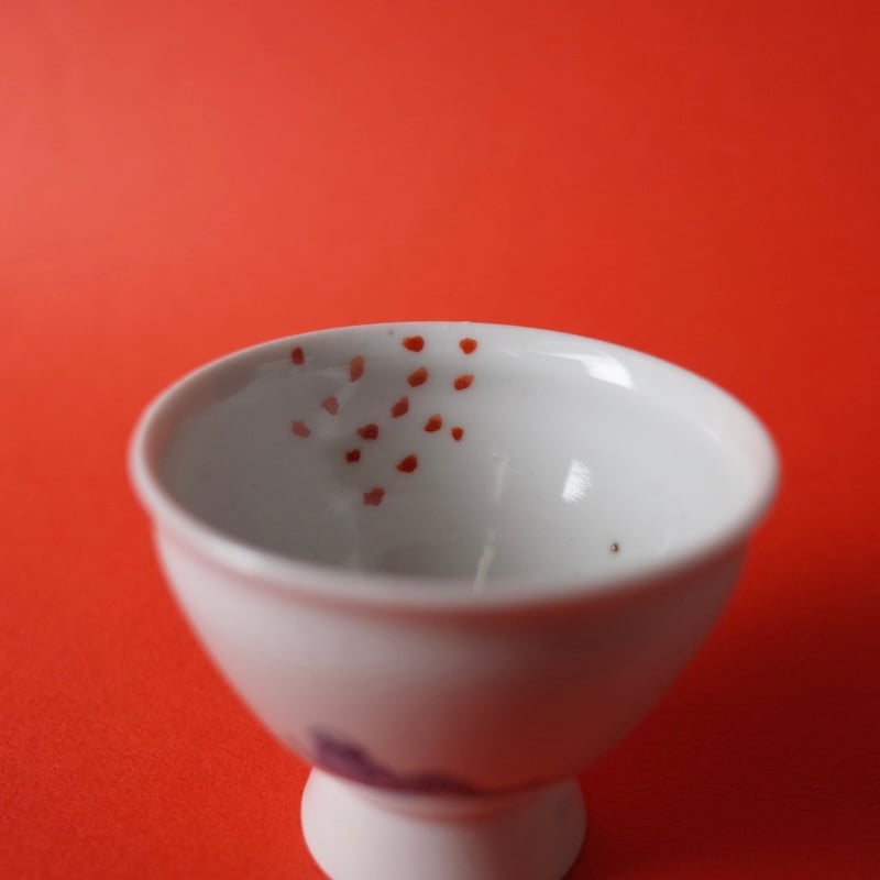工房あめつち／Kobo Ametsuchi「色絵 月見／花見／花火で一杯