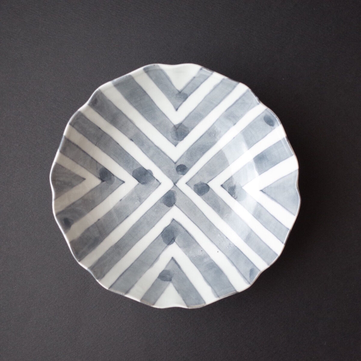 安齋新・厚子／ANZAI Arata & Atsuko「白磁染付けなます皿