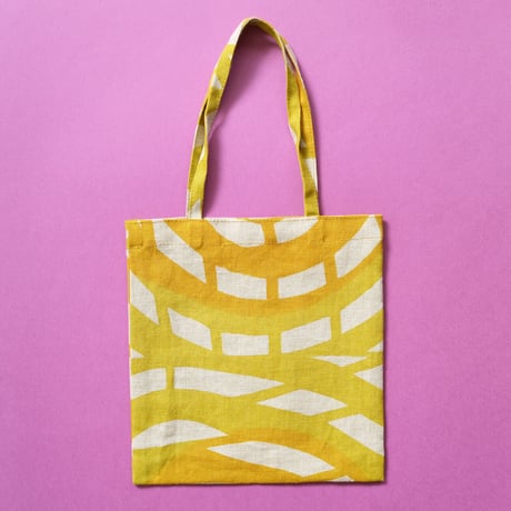 山﨑菜穂子／YAMAZAKI Nahoko「型染 BOOK BAG（ホームセンターシリーズ）」