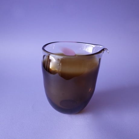 今井美智／IMAI Michi「片口 抽象 茶色」