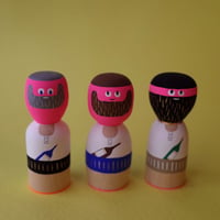 Norikazu Hatta「オヤジこけし I LOVE NOTO」