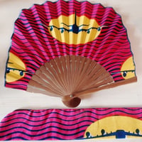 Sun miの扇子 飛行機柄