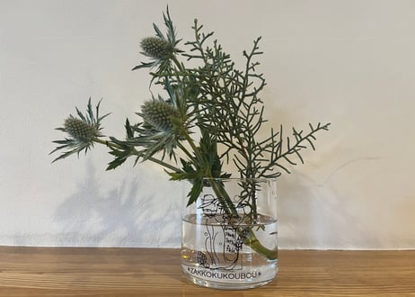 麦雑穀工房ロゴグラス300ml