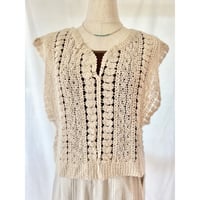 croche ベストlike top