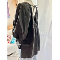 back open リボンブラウス