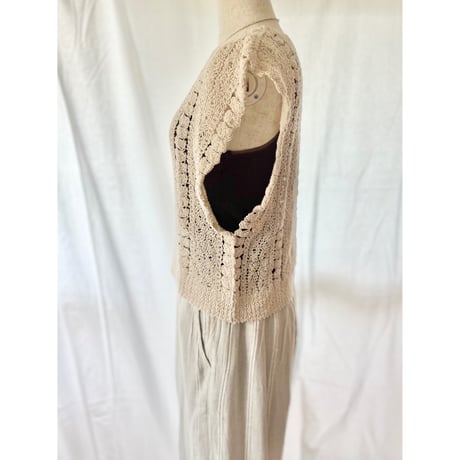 croche ベストlike top