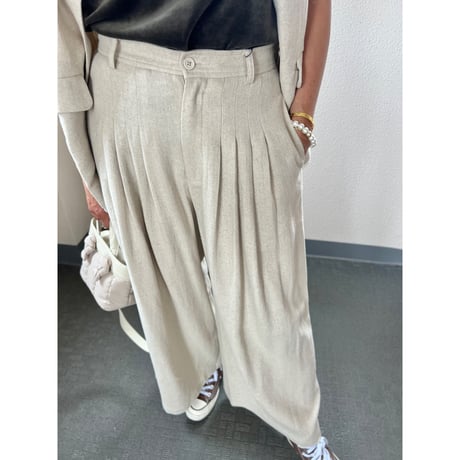 linen mixタックPT
