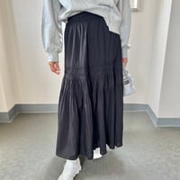 cottonタックギャザースカート