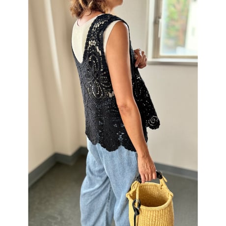 croche フレアーtop