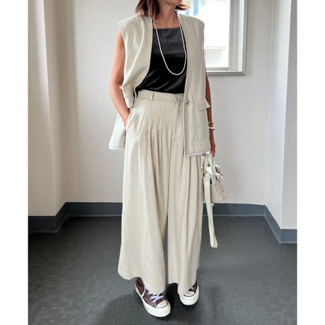 linen mixタックPT