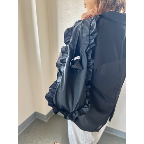 nylon ポケッタブルフリルbag