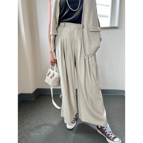 linen mixタックPT