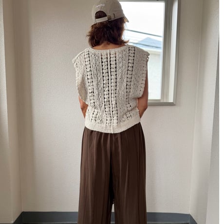 croche ベストlike top