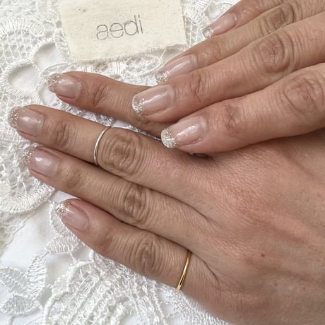 "aedi"イディーシンプルリングSilver