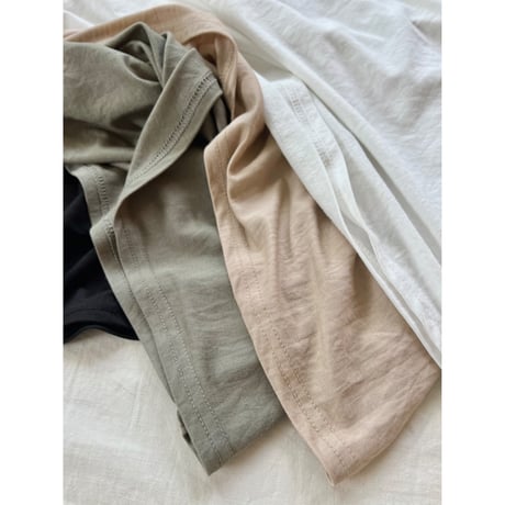 comfort フレアーノースリーブtop