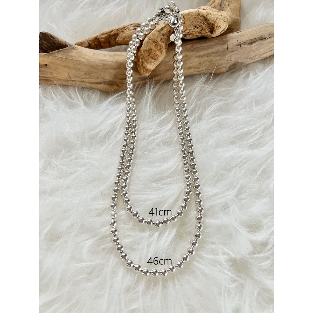 ナバホパールネックレス6ミリ玉 46cm | GBLUE