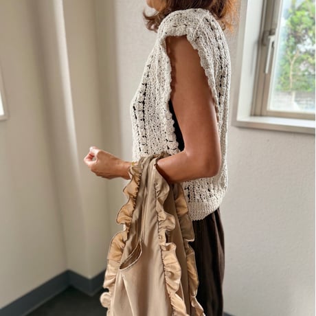 croche ベストlike top