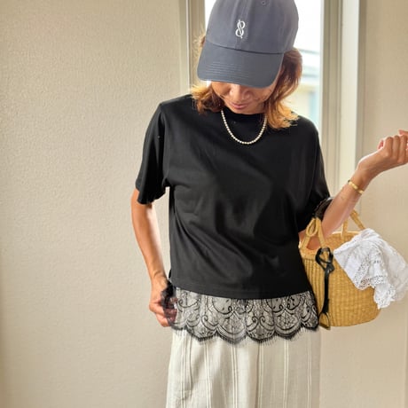 cool touch top ➕ヘムlace