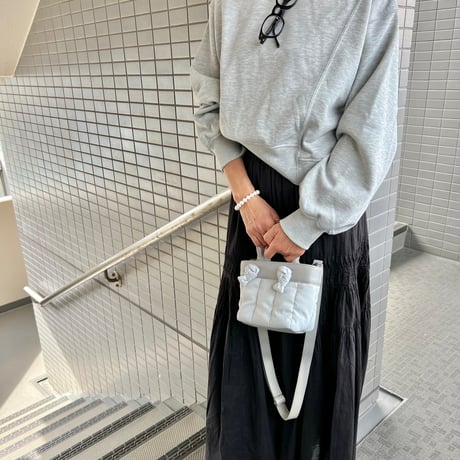 "aediイディー"コットンパールゴムブレス