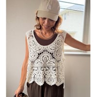 croche フレアーtop